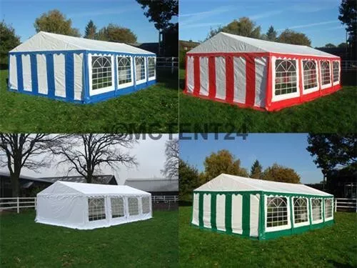 XXL Partyzelt 3x6 - 6x12m Pavillon Festzelt PVC + Stahlgestell NEU - Bild 5 von 13