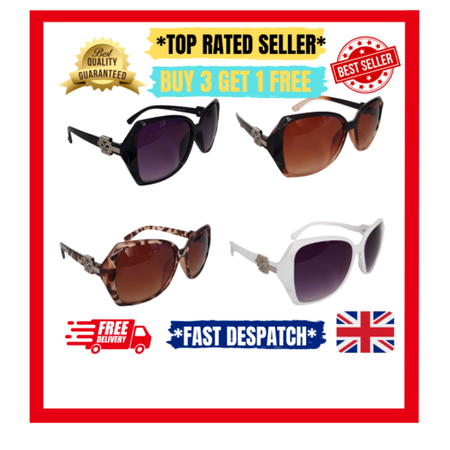Oversized Sunglasses Womens Square Gradient Large Black Luxury Ladies Big UV400 - Picture 1 of 36