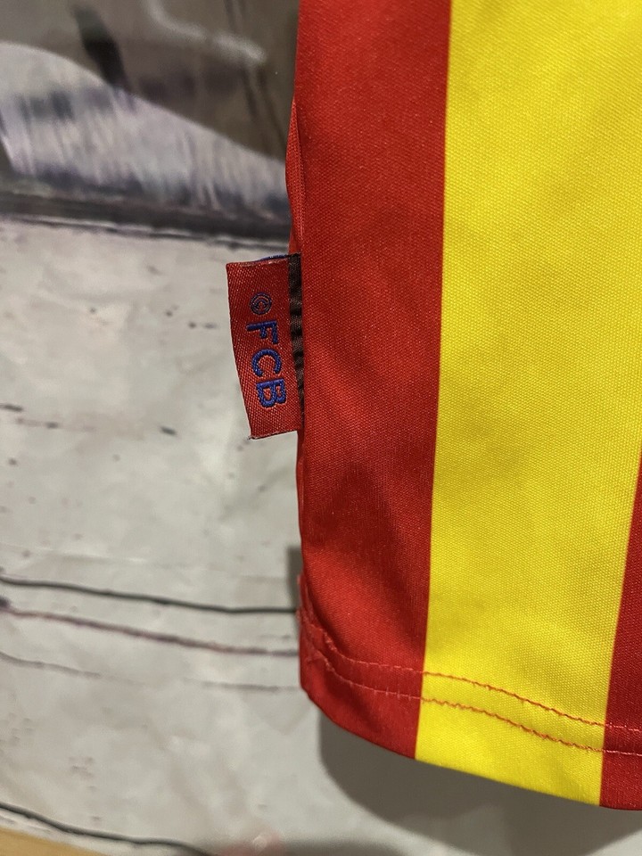 2013 2014 Neymar Jr 11 Barcelona Away Red Yellow Football Shirt 8 Year Old Kids eBay