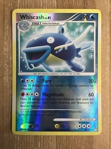 Pokemon TCG - Whiscash 40/123 Reverse Holo Rare - D&P Mysterious Treasures - LP