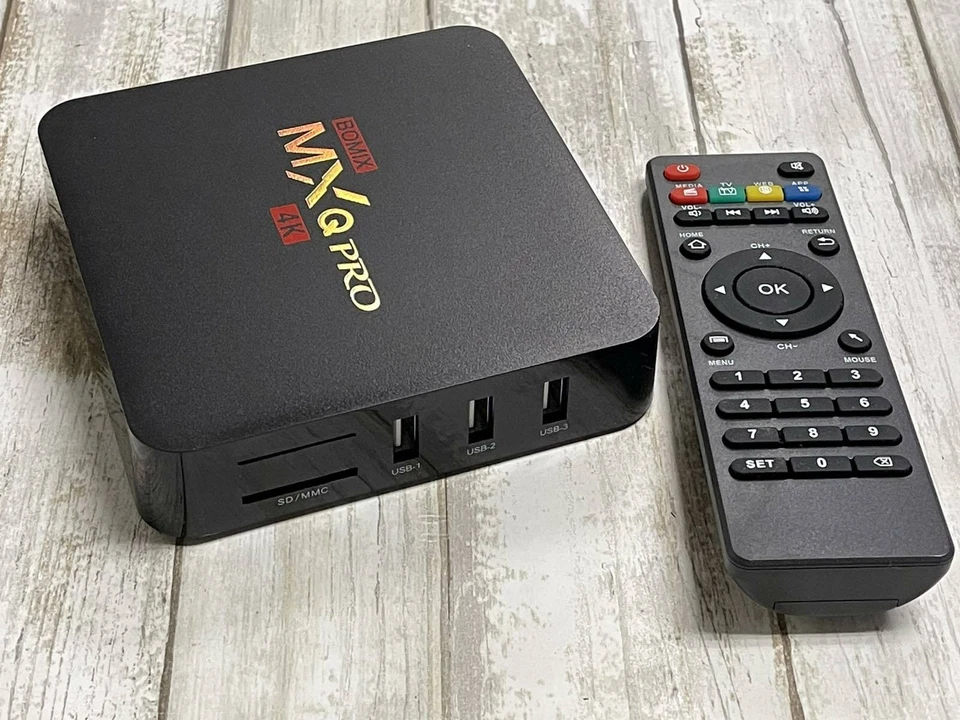 BOMIX Android TV BOX, MXQPRO 4K Smart TV Box Quad Core HDMI WIFI Foto 2 de 4