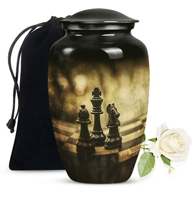 Chess Urns For Human Ashes Adult Male Large Adult 10 Inch