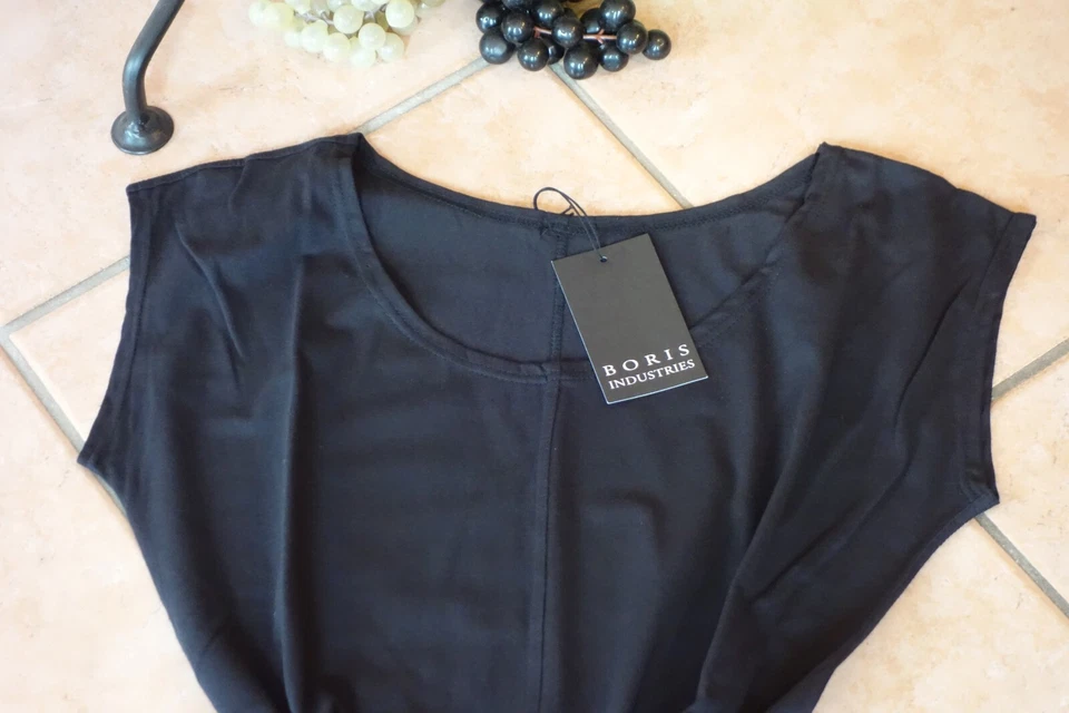 BORIS INDUSTRIES HAREMS Jumpsuit 48 50 (5) NEU schwarz Baumwolle LAGENLOOK - Bild 3 von 3