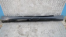BMW 7 E87 LCI E87N Listón de umbral faldón lateral derecho Schwarz II Negro 2