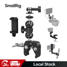 SmallRig Super Camera Clamp Mount for Gopro and Phone, Adjustable Camera Mount