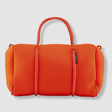 $358 State Of Escape Women's Orange Prequel Medium Neoprene Crossbody Purse Bag