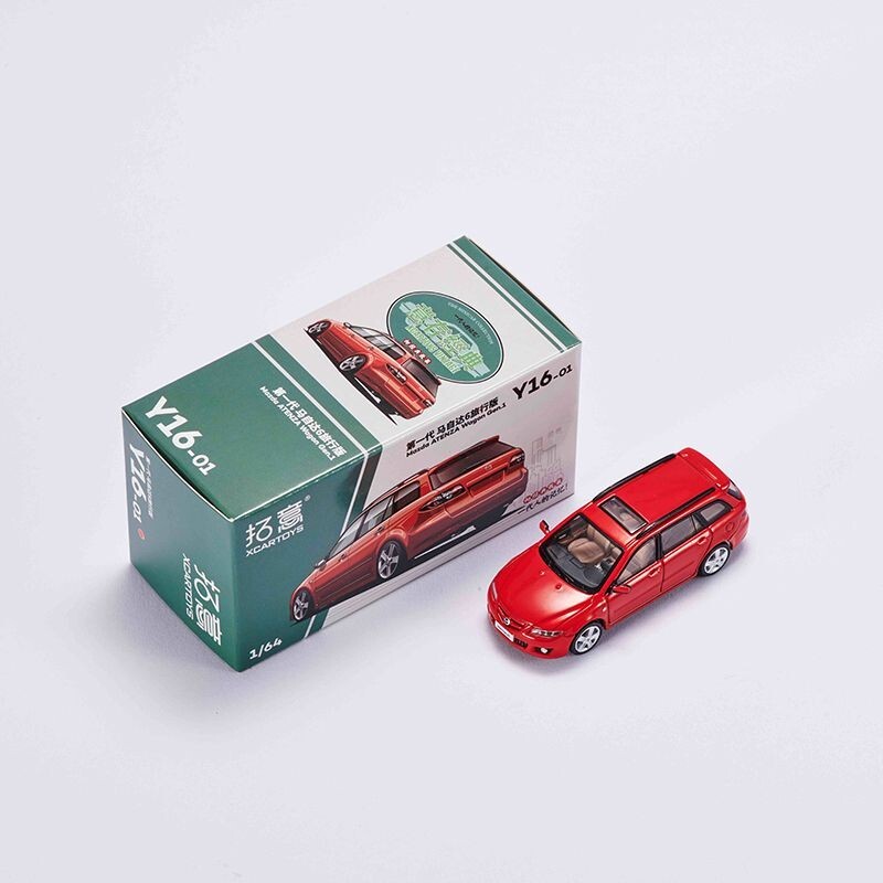 Model Car 1/64 Mazda 6 Atenza Wagon JDM Cars Alloy Diecast