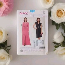 BURDA Sewing Pattern 6941 Little Black Dress 10-22 Party Event Maxi New Uncut 