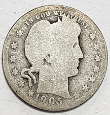1905-O Barber Quarter, Better Date