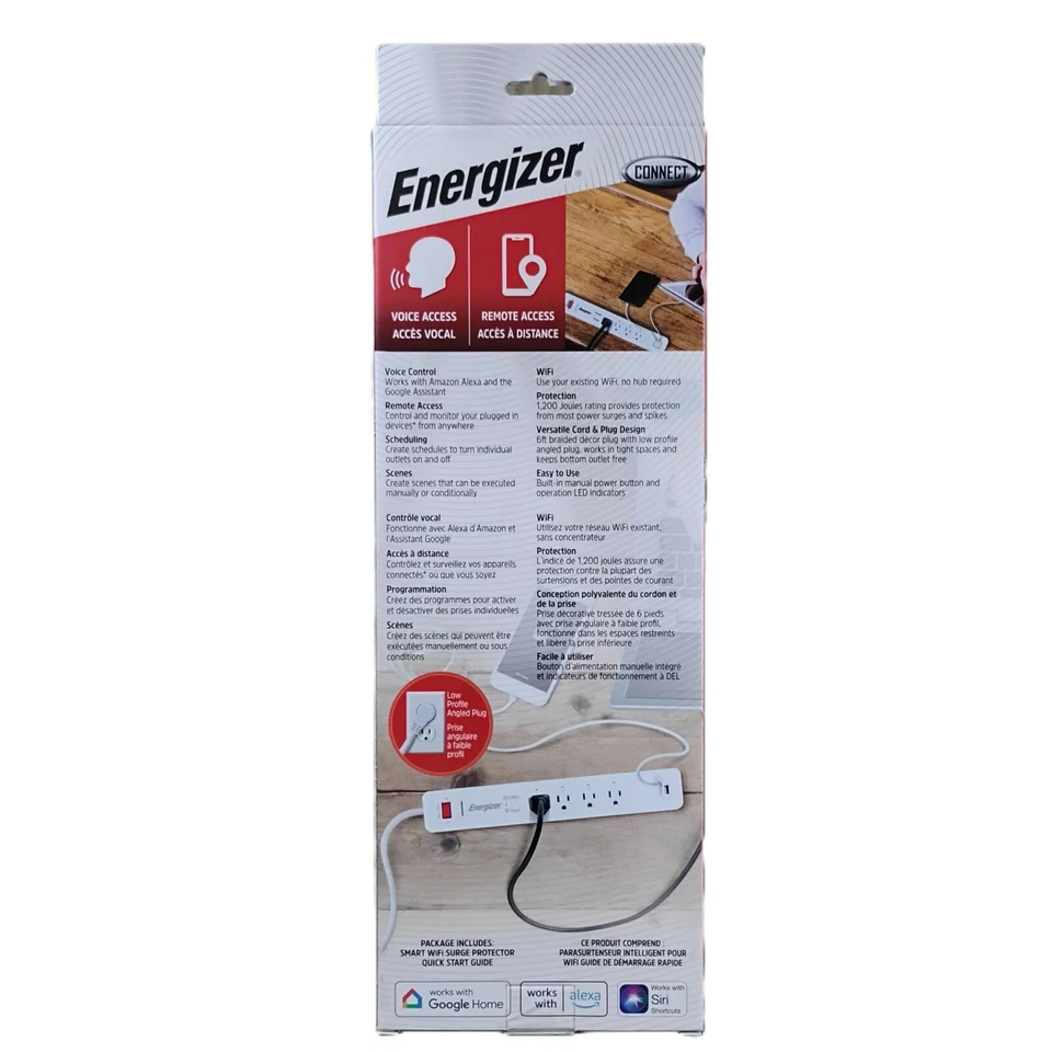 Smart WiFi Surge Protector with 4 AC Ports, 2 USB Ports - Image 2 of 4