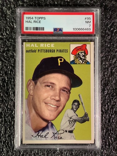 1954 Topps Hal Rice #95 card
