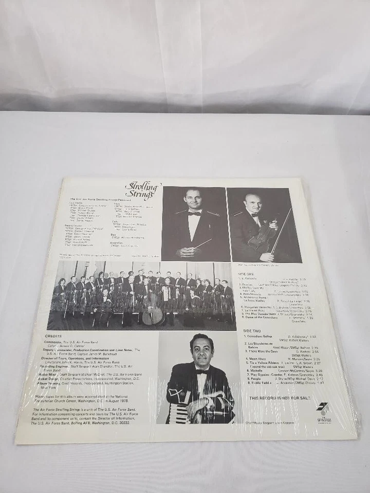 The United States Air Force Strolling Strings ~ Strolling Strings ~ LP ~ EX/NM - Image 3 of 4