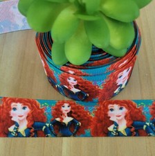 1 Inch 1 YD Brave Grosgrain Ribbon Princess Merida Disney Princess Hair Bow