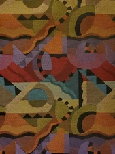 Upholstery Fabric BTY Contemporary Geometric Colorful - it's a bold, fun design!