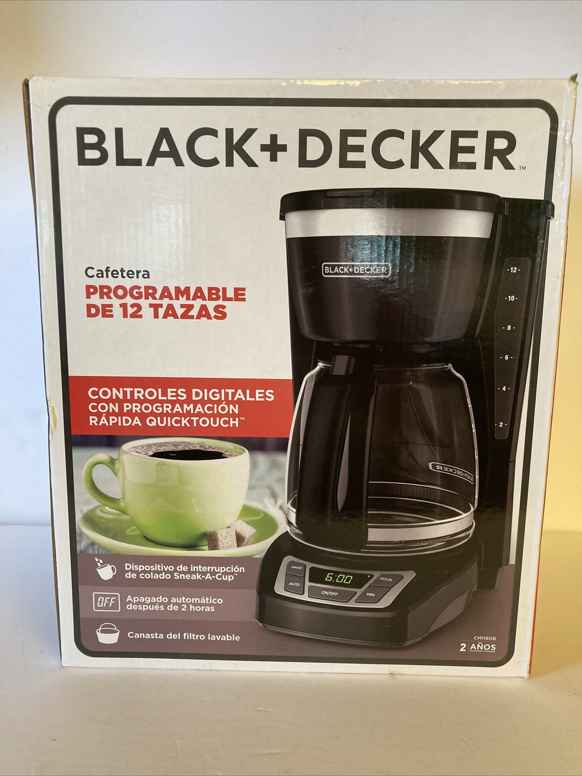 Black Decker Coffee Maker 12Cup Programmable CM1160 B NIB eBay
