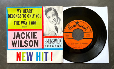 7'' Jackie Wilson - My Heart Belongs To You / The Way I Am - US Brunswick w/ Pic