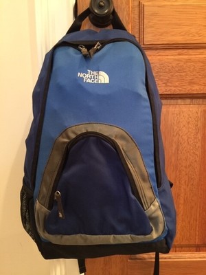 The North Face White Label Blue Backpack W Mesh Pocket For Water Vgc Vintage Ebay