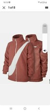 Nike Women  s Sportswear Reversible Swoosh Sherpa Jacket Sz XL CI8937-897 NWT