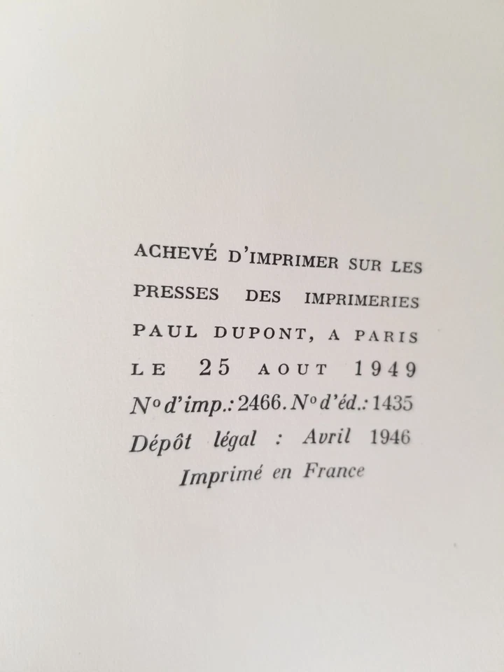 Le Petit Prince - Antoine de Saint Exupéry - 1949 - NRF - Gallimard Paris - Image 2 of 4