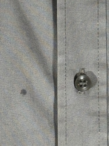 Chef Works Cook Shirt Mens Size Medium Cool Vent Long Sleeve Button Gray - Picture 6 of 13