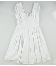 GUESS Womens Karida Mini Fit & Flare Dress, purewhite, S