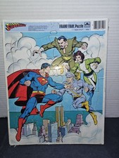 SUPERMAN Extra Thick Frame-Tray Puzzle - DC Comics 1983
