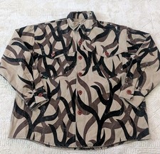 Vintage Day One Camouflage Fleece Hunting Jacket Size XL Made In USA Colorado