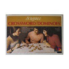 Selchow & Righter Boardgame Scrabble Crossword/Dominoes Box Fair/VG+