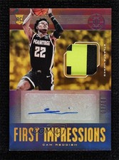 2019-20 Panini Illusions First Impressions Jersey Gold 8/10 Cam Reddish Auto fm0