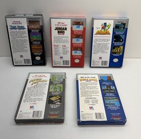 Time Lord, Marble Madness, Digger, World Games, Jordan NES CIB, lotto giochi x 5