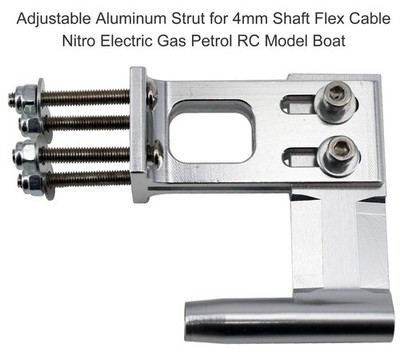 Adjustable Alloy Strut for 4mm Shaft Cable Flex Cable Nitro Electric Gas RC Boat