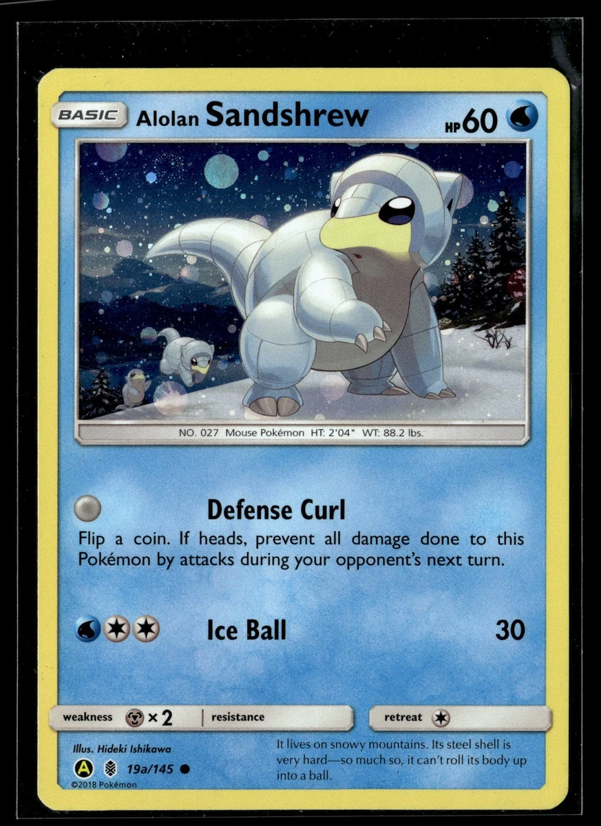 Alolan Sandshrew Pokémon TCG Cards for sale | eBay