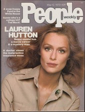 PEOPLE 5/12 1975 Lauren Hutton Pat Moynihan James Jones Ted Mack Jerry Reuss