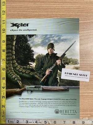Beretta A400 Xplor 12 Gauge Shotgun  Paper Print Advertisement