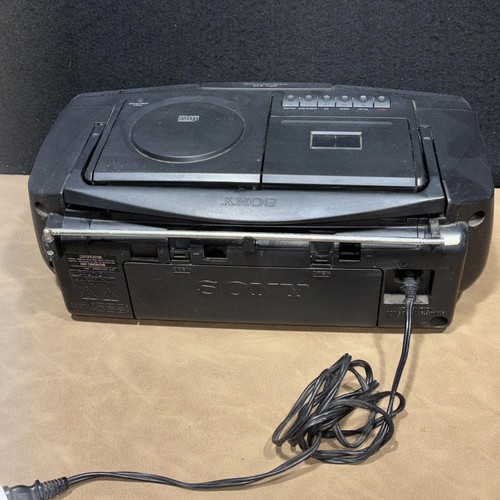 Sony CD Radio Cassette Corder CFD-S33, Multi Operation Display In Black Color - Bild 16 von 16