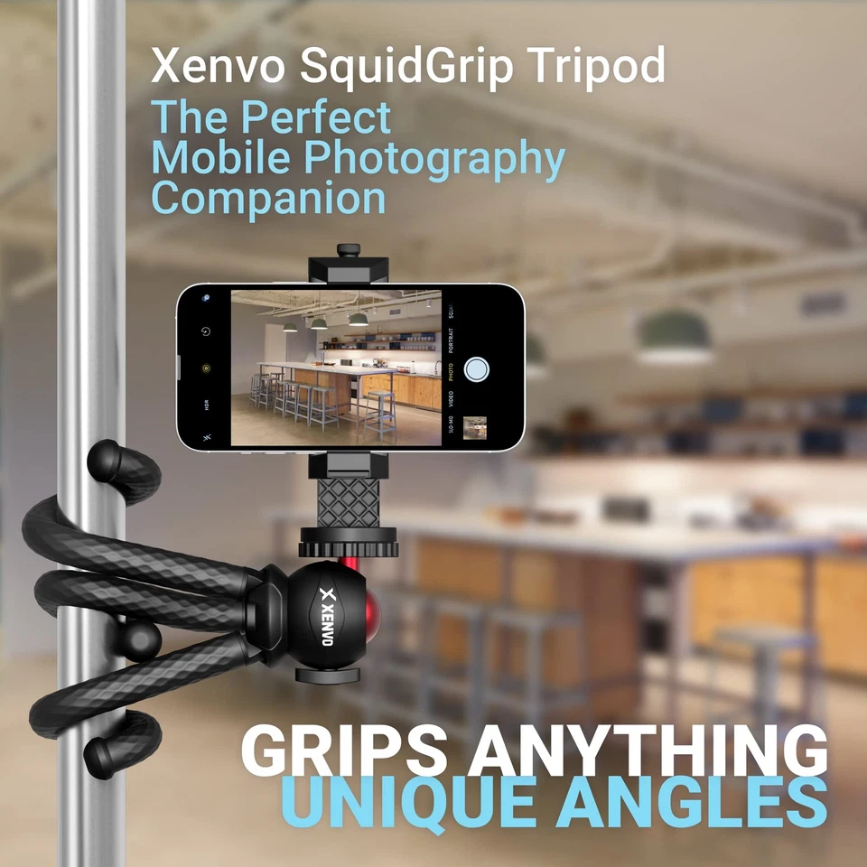 SquidGrip Flexible Cell Phone Tripod and Portable Action Camera Holder - Comp... - Image 4 of 4