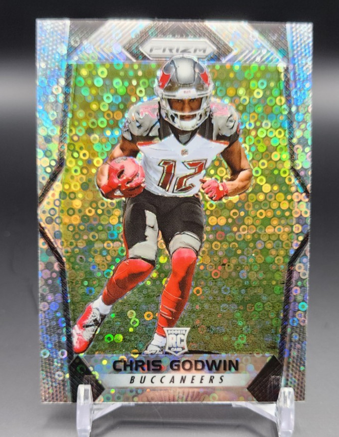 2017 Panini Prizm Chris Godwin #243 Disco Prizm RC Tampa Bay Buccaneers