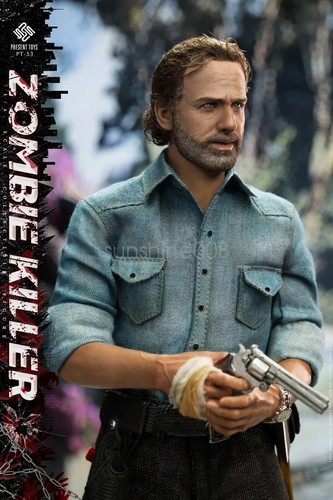In stock New PRESENT TOYS PT-sp53 1/6 The Zombie Killer 12" Action Figure - Picture 12 of 14