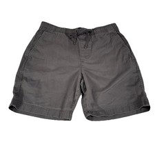 Gap Mens Size S Gray Relaxed Fit Elastic Wasit Easy Shorts H326