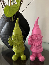 Gartenzwerg Peace Hippie Style Pop Art 27 cm , 2 Farben