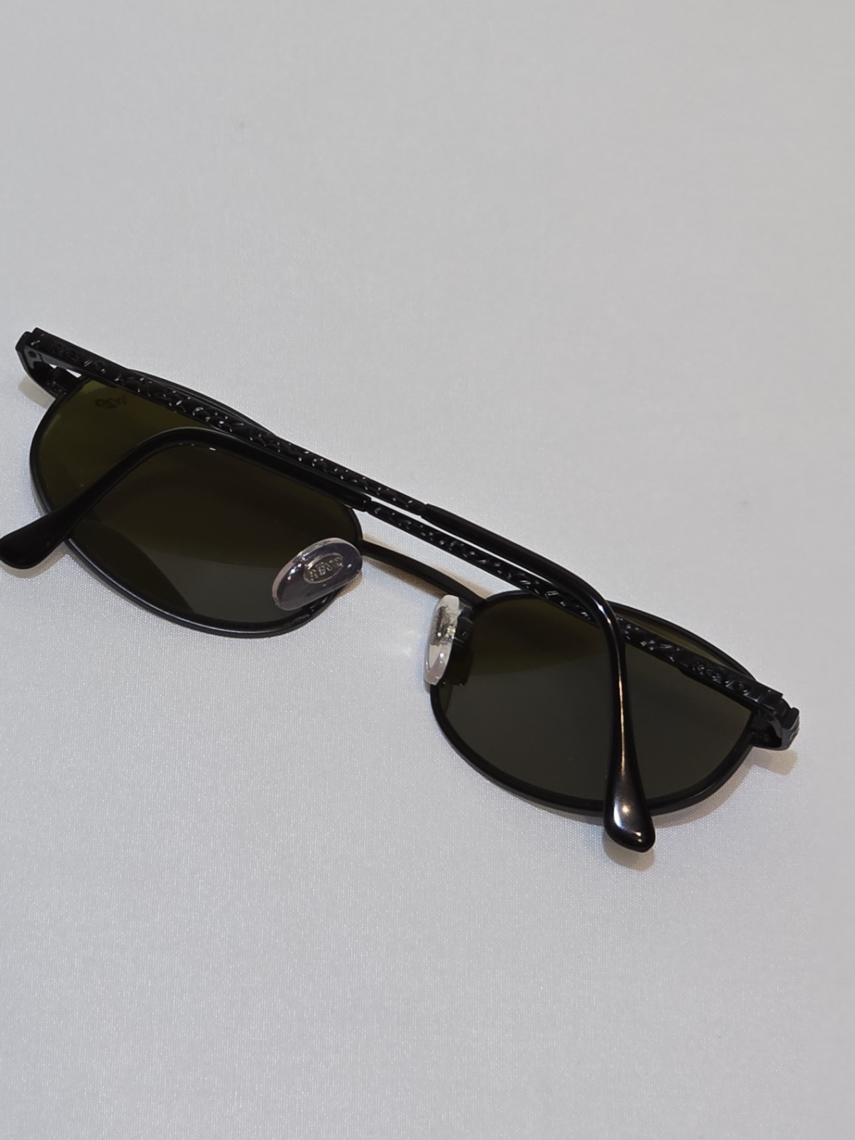 Vintage REVO 3008 Black Python Pattern Sunglasses… - image 9
