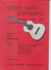 gitarre-guitar panorama Modern Arrangements Haider, Hans