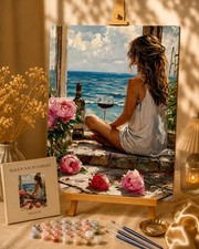 Sommer am Meer &ndash; Malen nach Zahlen 40x50 cm