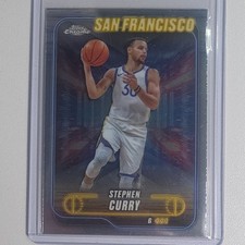 2024-25 Topps Chrome Stephen Curry Golden State Warriors Basketball #187