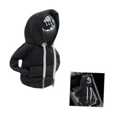 Car Gear Shift Hoodie, Fashionable Gear Shift Knob Cover, Mini Black 1 Pcs