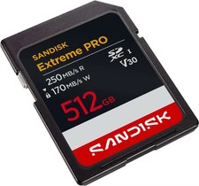 SANDISK - Extreme Pro 512GB SDXC UHS-I National Parks NEW (E2)