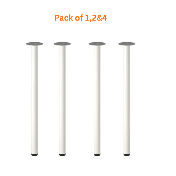 Mesa/Escritorio IKEA ADILS 70 cm Acero Blanco - Duradero, Elegante y Totalmente Nuevo