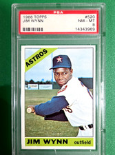 1966 Topps #520 Jim Wynn  PSA 8 NM-MT. Houston Astros