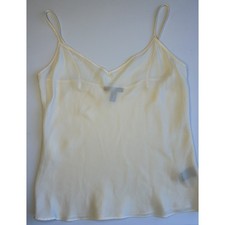 Lauren Ralph Lauren Cream Spaghetti Strap Camisole Tank Top Size Large