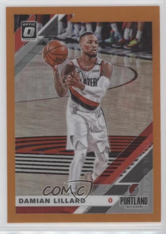 2019-20 Panini Donruss Optic Orange Prizm 171/199 Damian Lillard #7 12jy